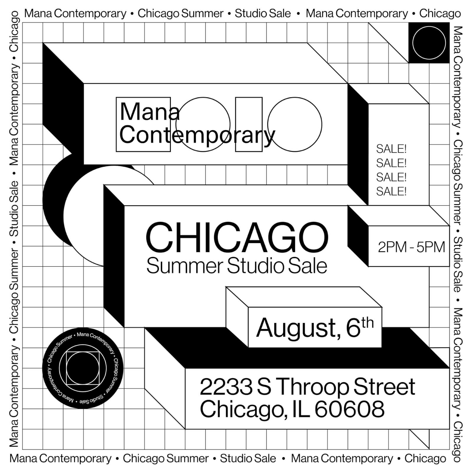 Mana Contemporary Chicago to Host FirstEver ‘Summer Studio Sale